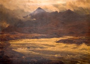 Fjell og flom, Snir-Na Gillan, Skye, 1876